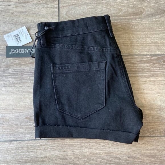 NWT Blank NYC The Fulton Roll Up Black Shorts - Picture 10 of 11